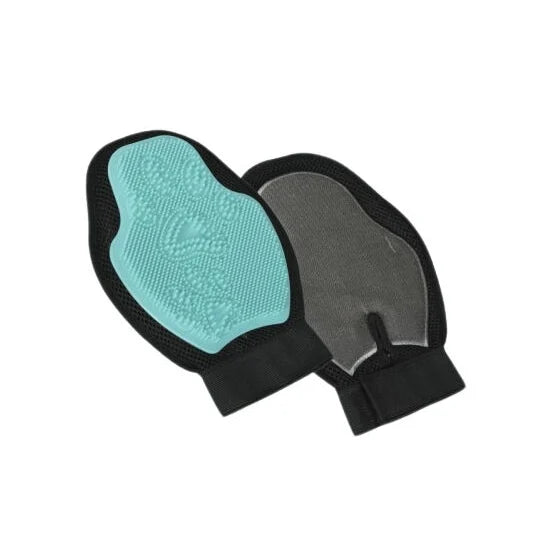 GUANTO DA TOELETTATURA DOUBLE-FACE 2 IN 1
