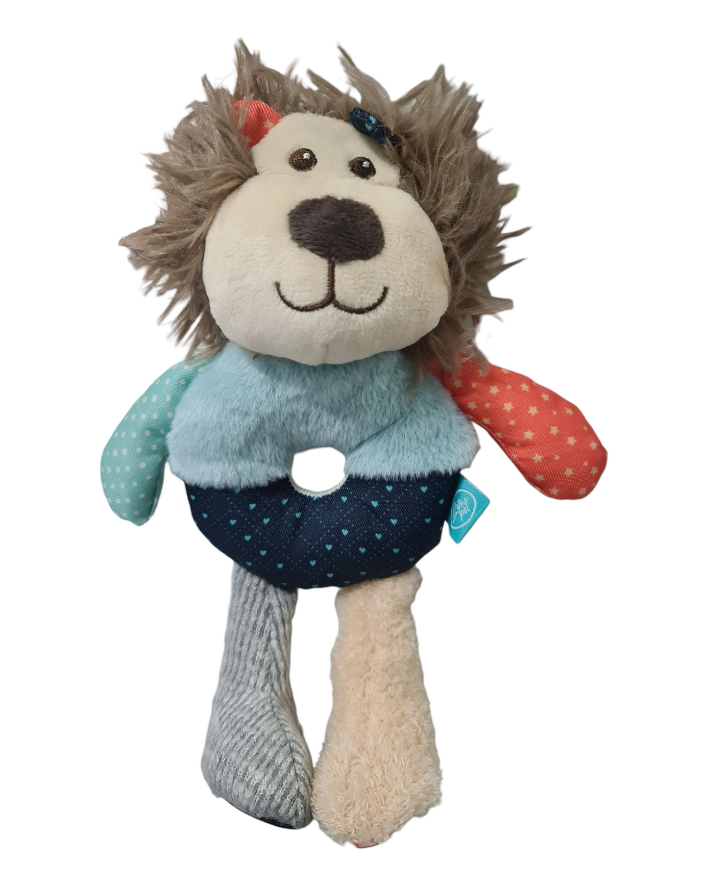 LEONCINO IN TESSUTO CON SQUEAK