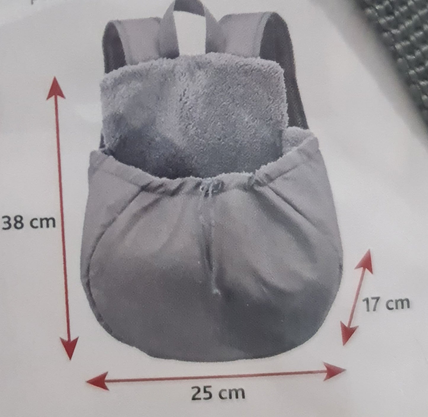 BORSA FRONTALE MOLLY ≤4 KG