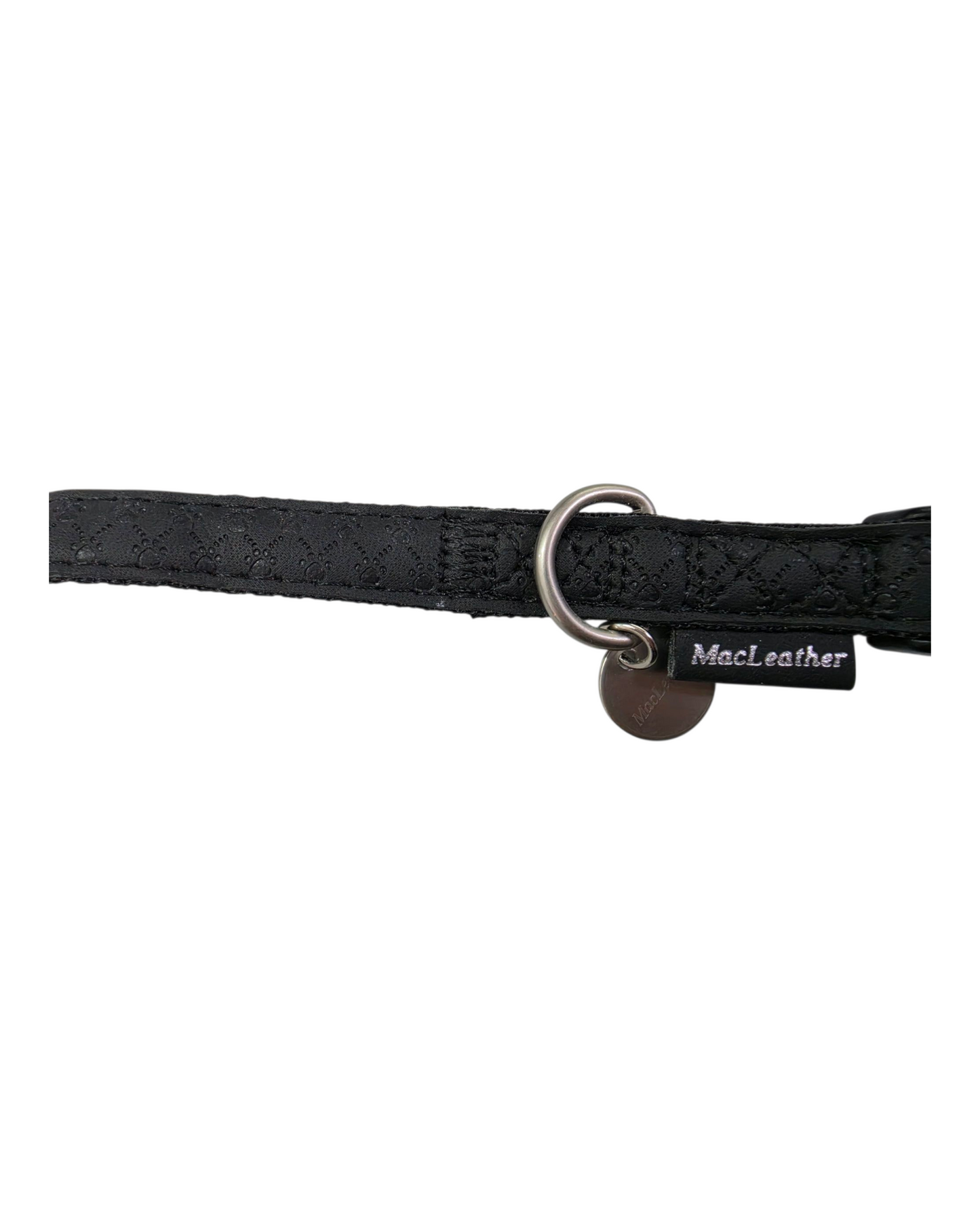 COLLARE "MAC LEATHER" - ZOLUX NERO