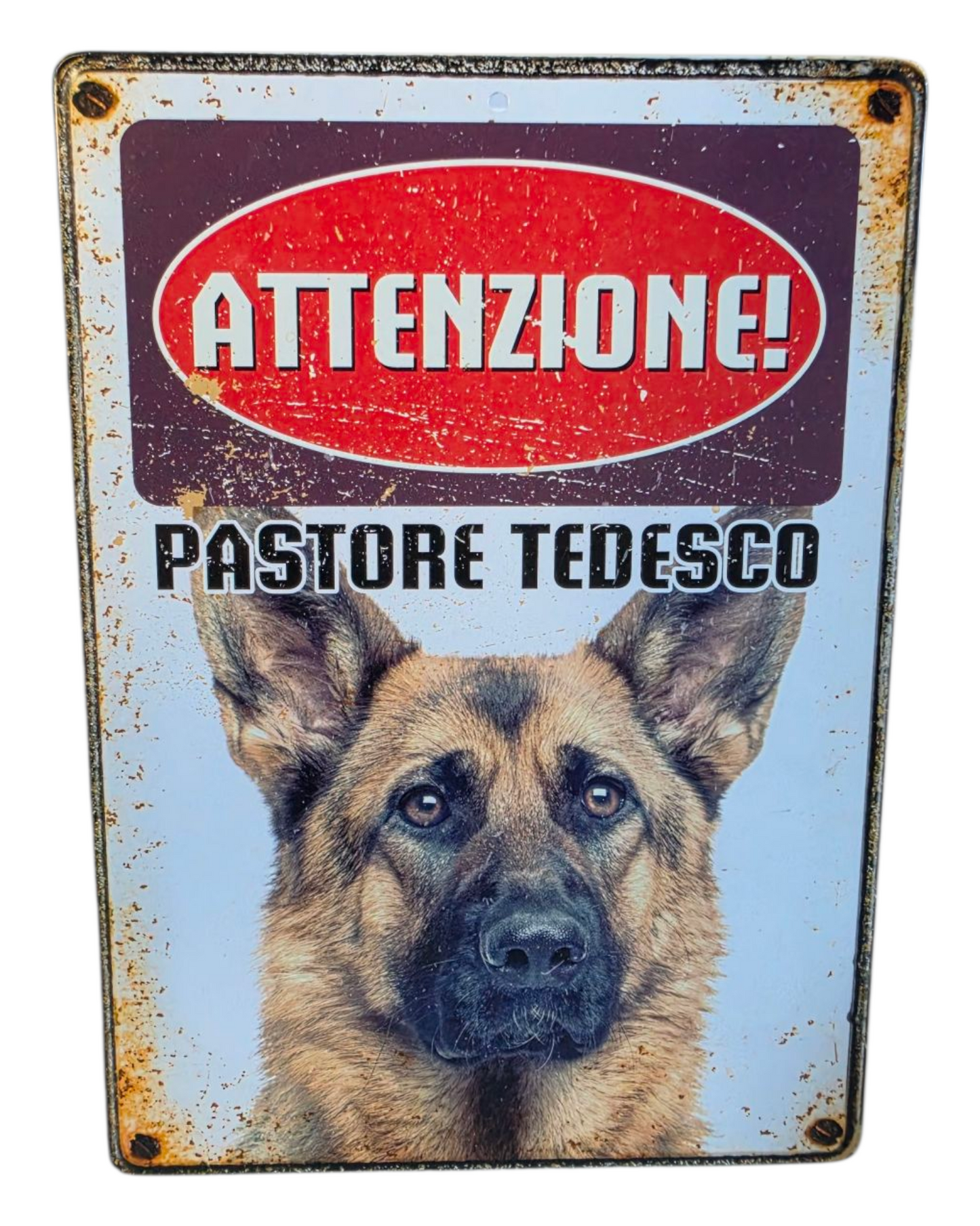 TARGHETTA DECORATIVA - PASTORE TEDESCO