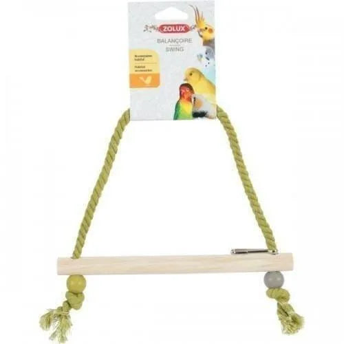ALTALENA IN CORDA CON TRESPOLO IN LEGNO