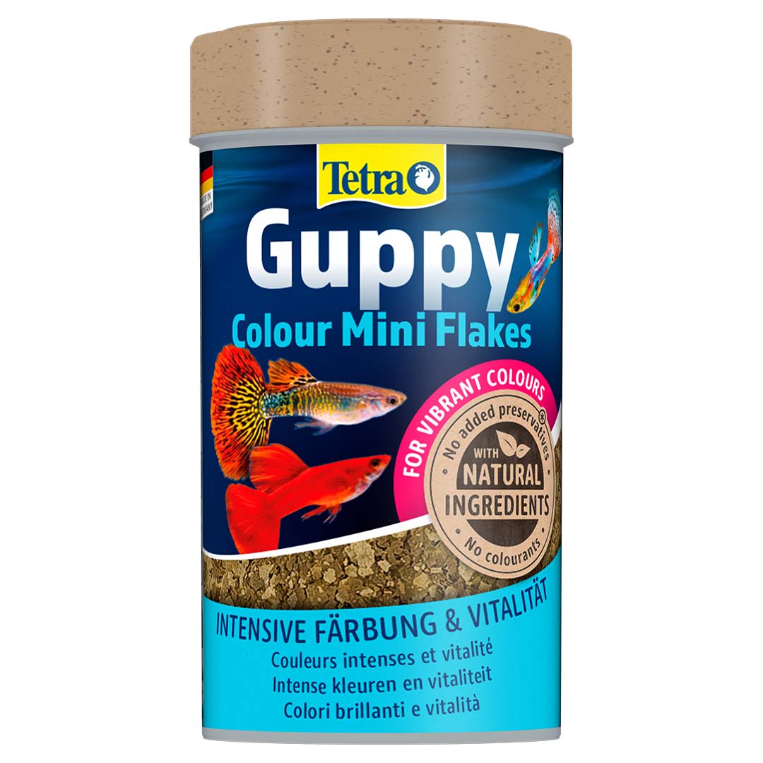 TETRA GUPPY COLOUR MINI FLAKES 30G