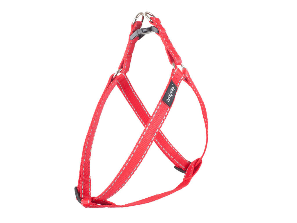 AMIPLAY - Pettorina regolabile REFLECTIVE Rosso S