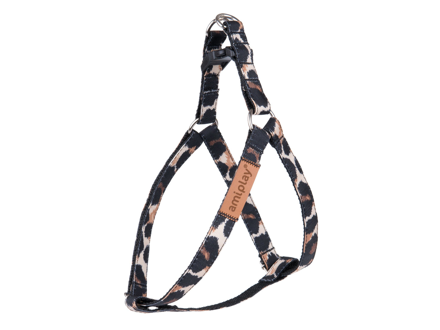 AMIPLAY - Pettorina regolabile SAFARI Leopardato S