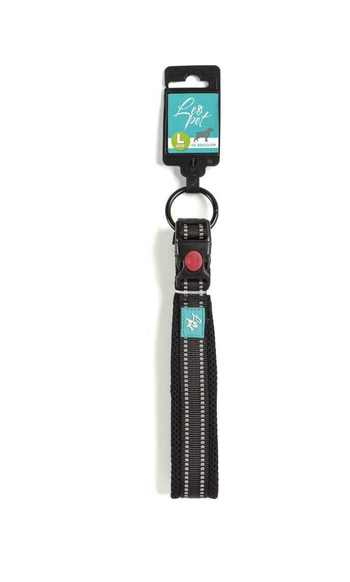 COLLARE IN NYLON E MESH - NERO