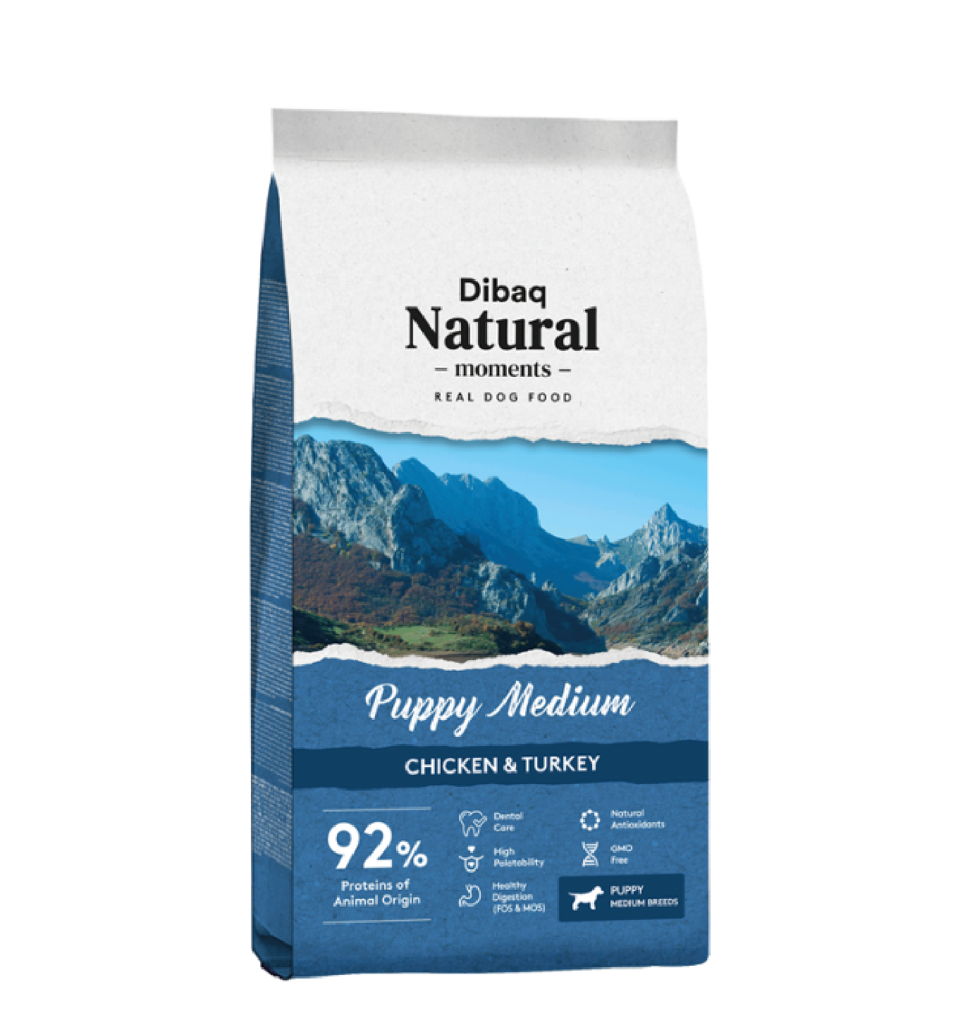 DIBAQ Natural Moments PUPPY MEDIUM KG. 15