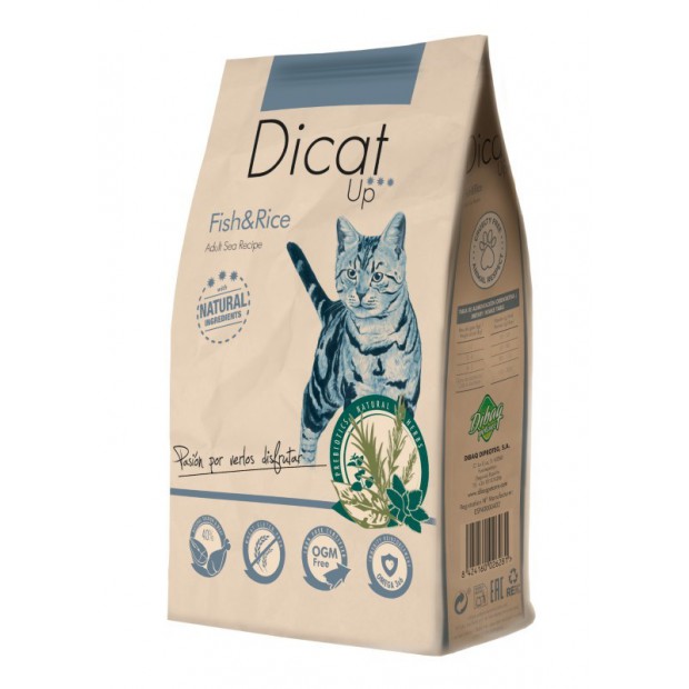 DIBAQ DICAT UP ADULT FISH&RICE KG. 3