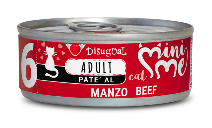 DISUGUAL MINI ME 6 - Patè Manzo Adult, Gatto 85g