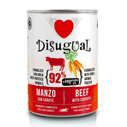 DISUGUAL Vegetable MANZO CAROTE UMIDO CANE 400 GR