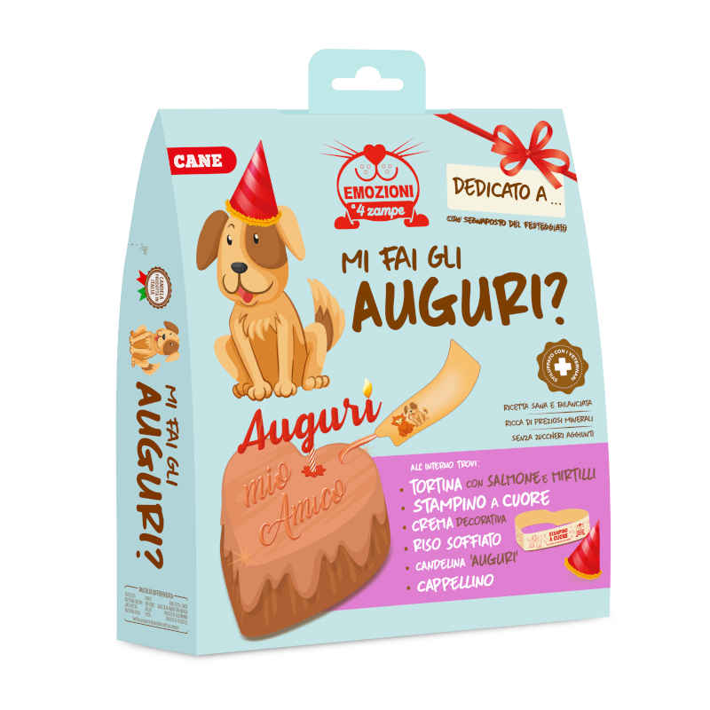 E4Z - MI FAI GLI AUGURI kit CANE Salmone
