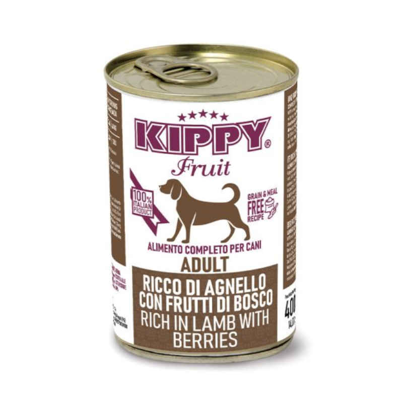 KIPPY ADULT FRUIT - AGNELLO CON FRUTTI DI BOSCO 400G