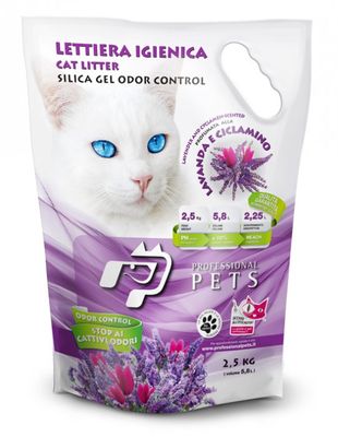 LETTIERA IGIENICA CAT LITTER LAVANDA & CICLAMINO 2,5Kg
