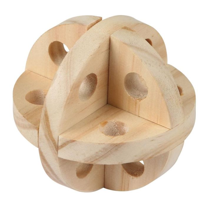 PALLA GIOCO SNACK IN LEGNO 7 CM