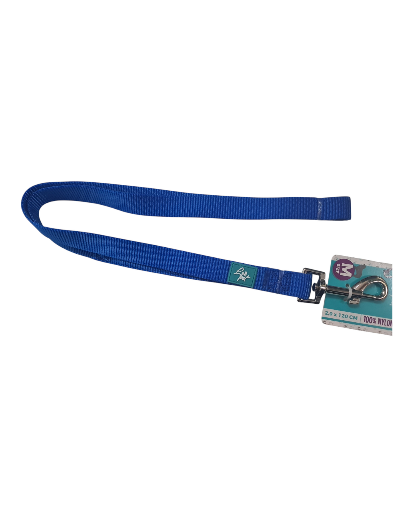 GUINZAGLIO IN NYLON - LEOPET BLU