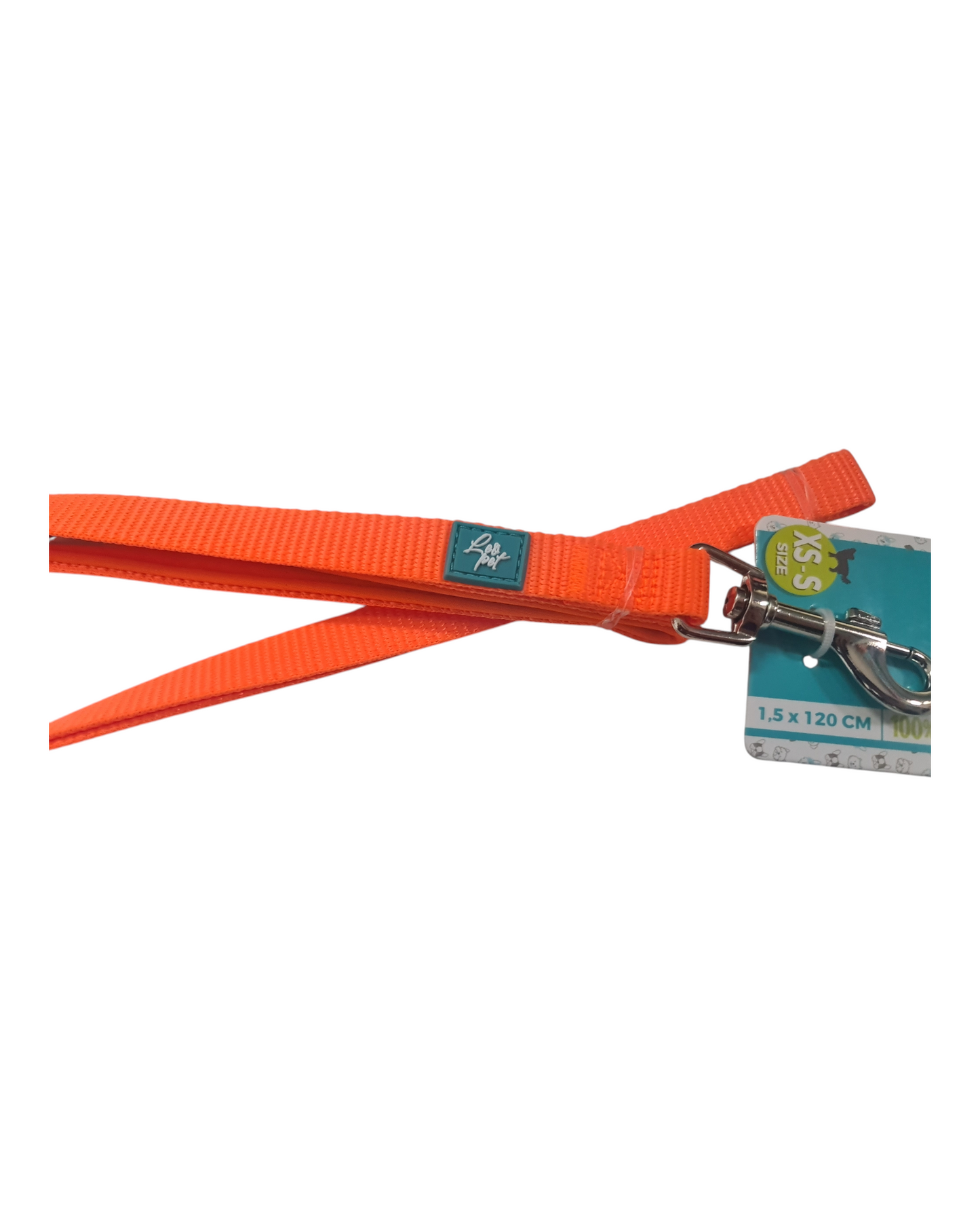 GUINZAGLIO IN NYLON - LEOPET ARANCIONE