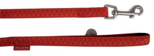 GUINZAGLIO "MAC LEATHER" - ZOLUX ROSSO