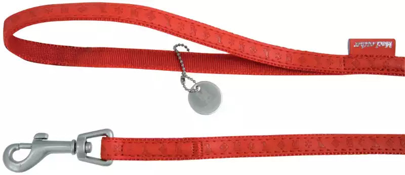 GUINZAGLIO "MAC LEATHER" - ZOLUX ROSSO