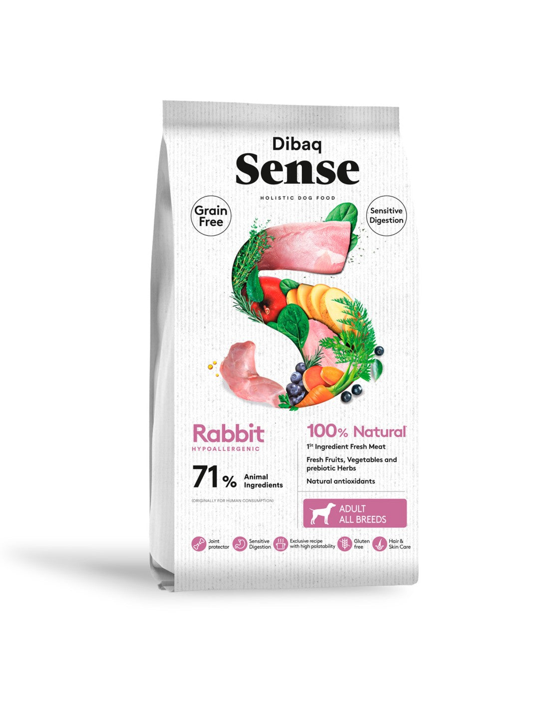 DIBAQ SENSE ADULT - CONIGLIO - GRAIN FREE 10 Kg