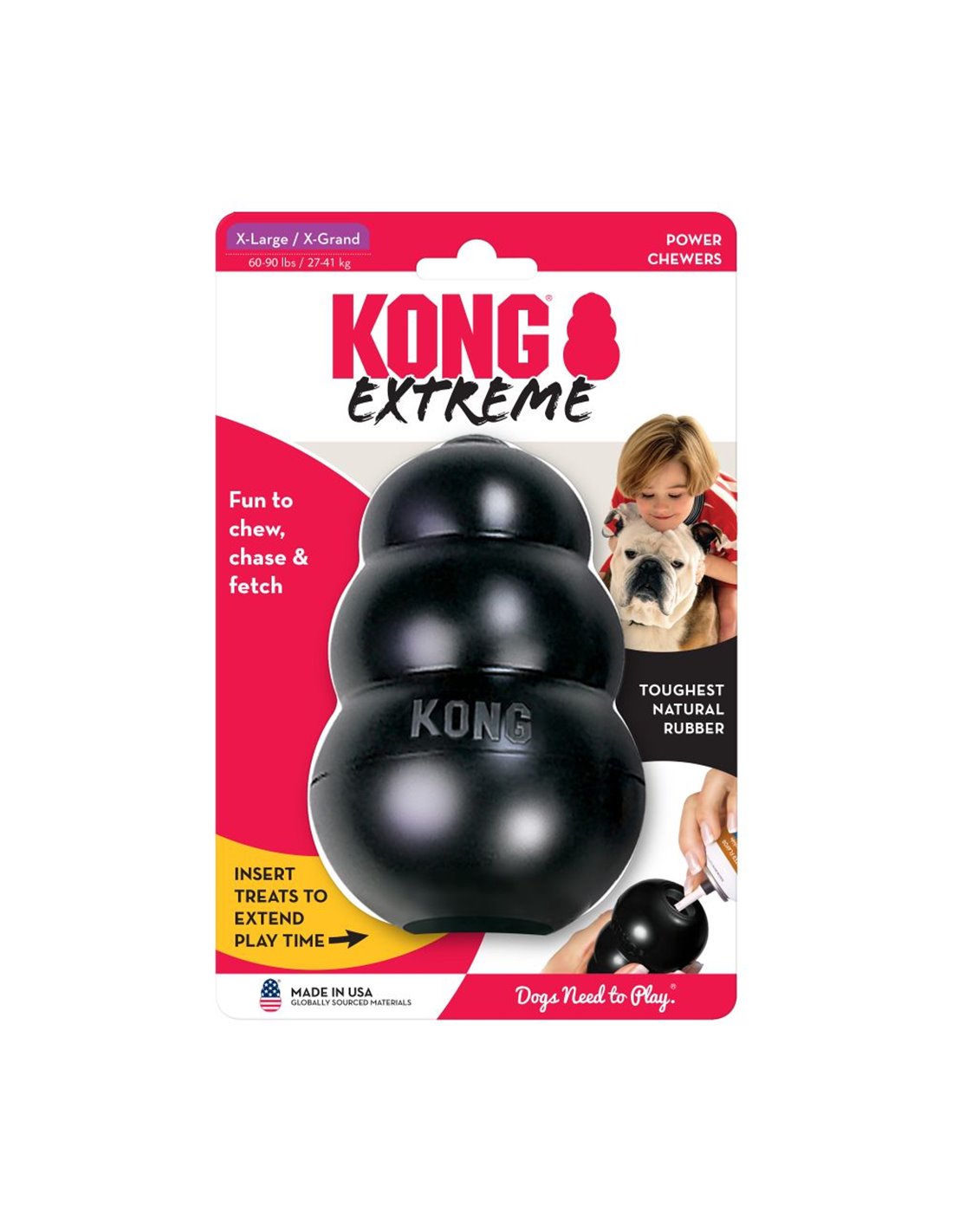 Extra Large Extreme KONG 375 gr. - 13 cm