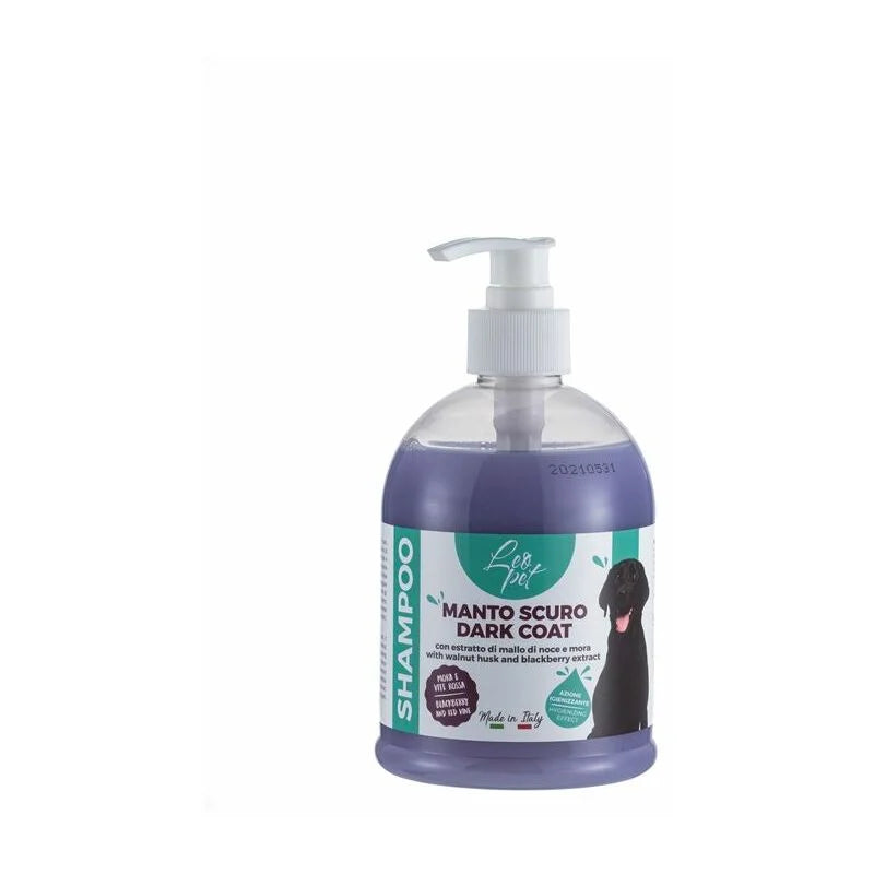SHAMPOO PER MANTO SCURO CON MORA E VITE ROSSA 500 ML