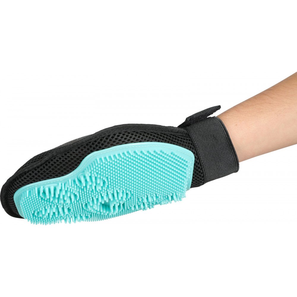 GUANTO DA TOELETTATURA DOUBLE-FACE 2 IN 1