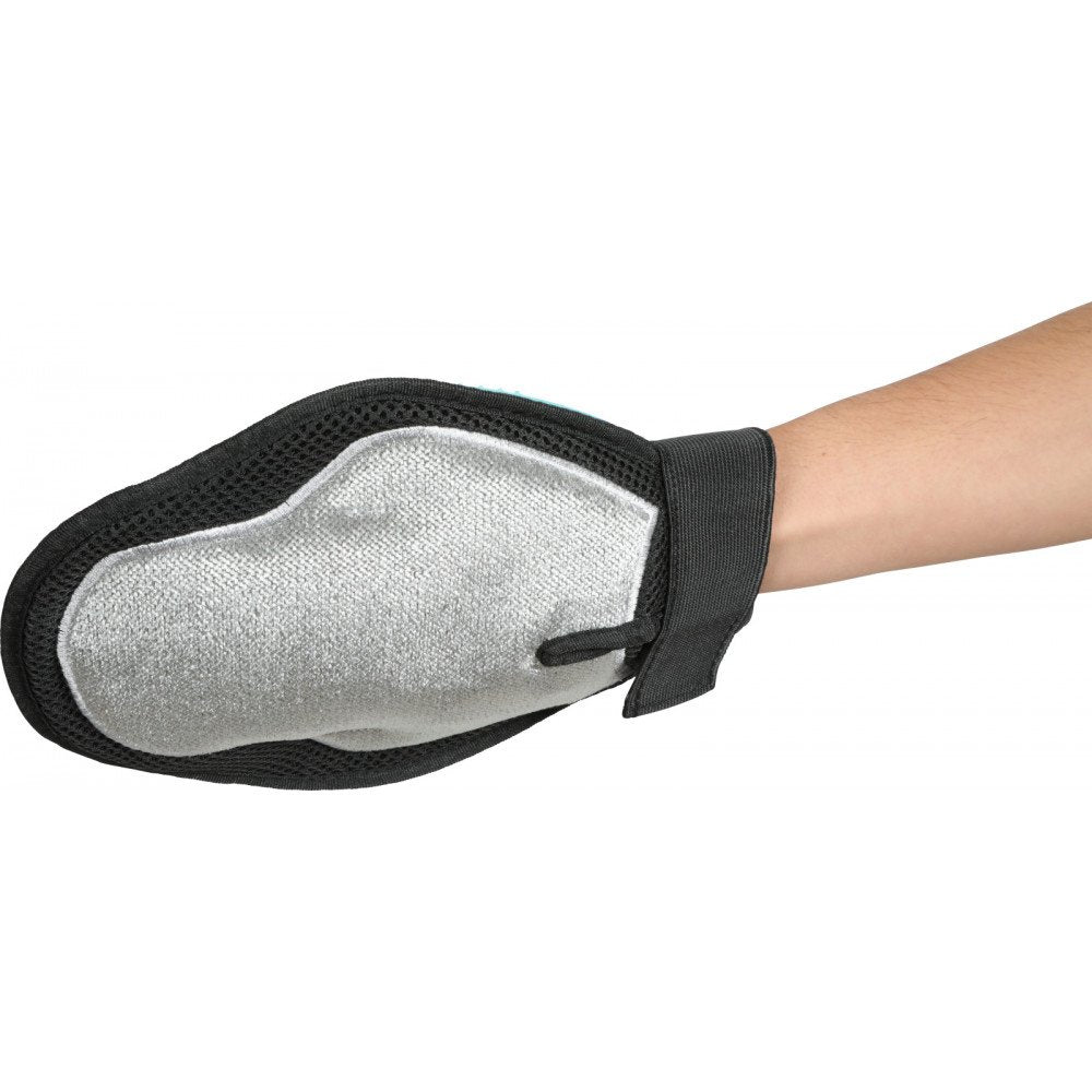 GUANTO DA TOELETTATURA DOUBLE-FACE 2 IN 1