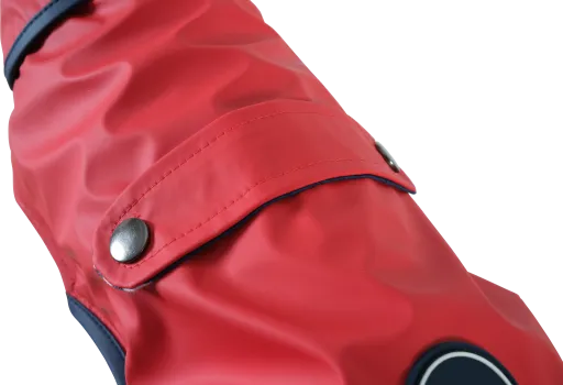 IMPERMEABILE "SAINT-MALO" ROSSO