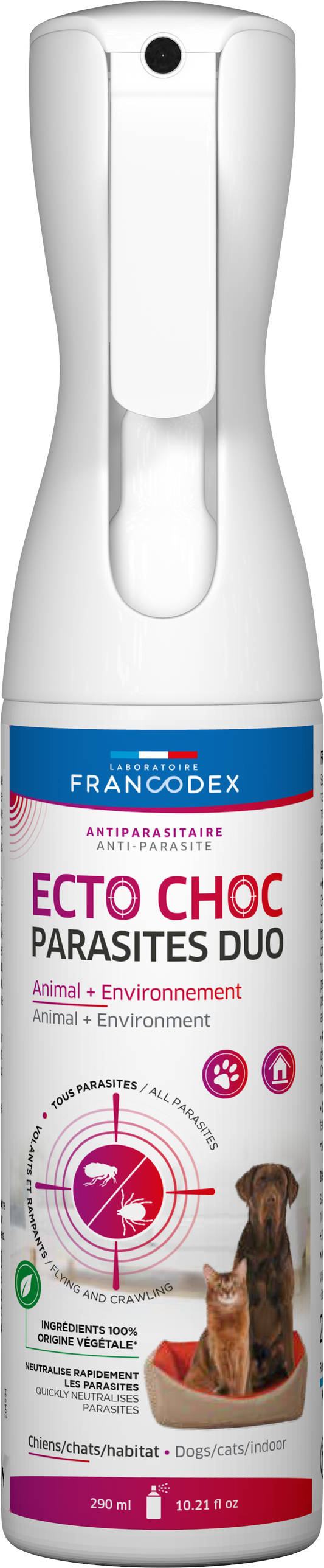 ECTO CHOC PARASSITI DUO FRANCODEX - CANI E GATTI - 290ML