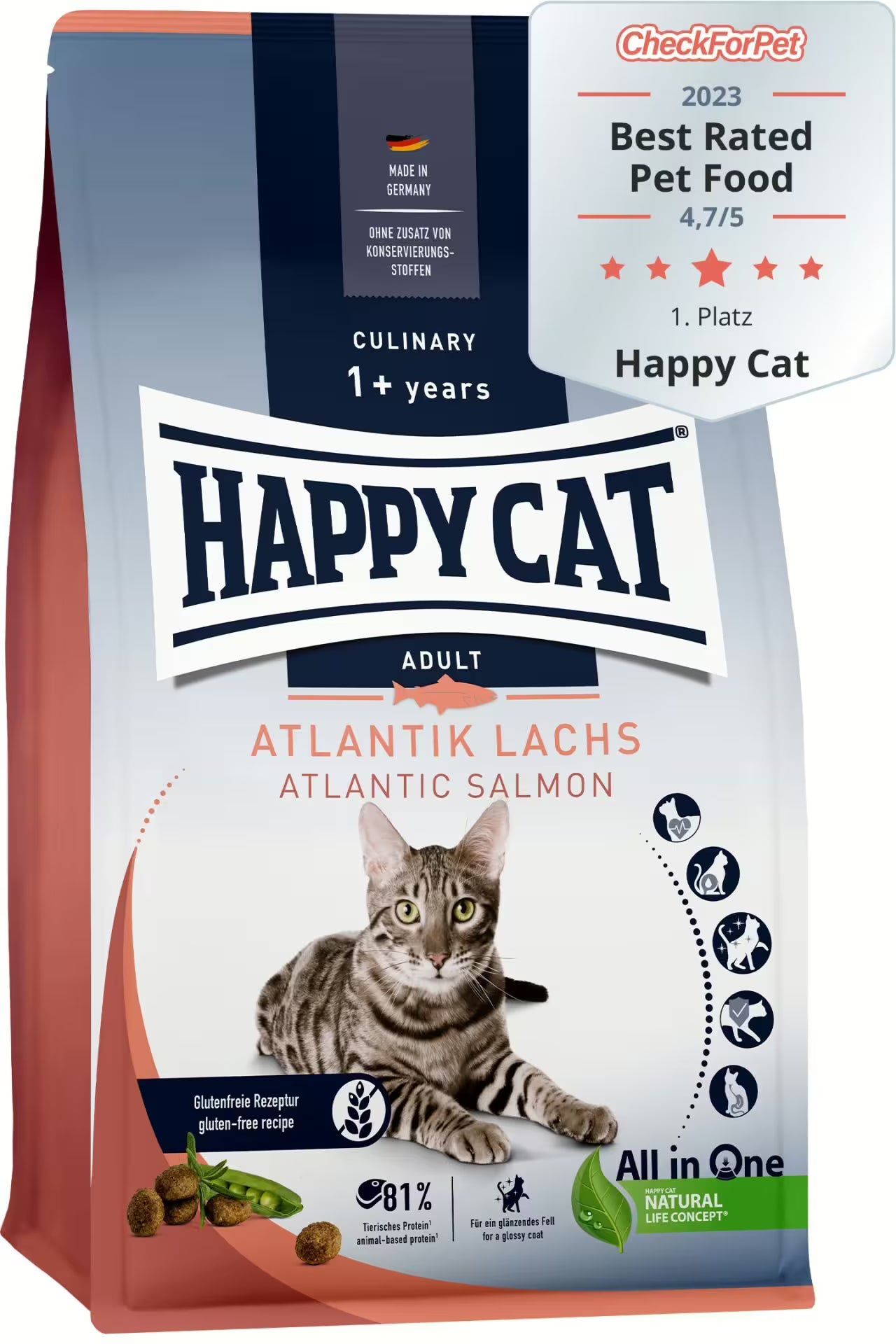 HAPPY CAT ADULT ATLANTIC SALMON