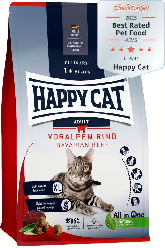 HAPPY CAT ADULT BAVARIAN BEEF