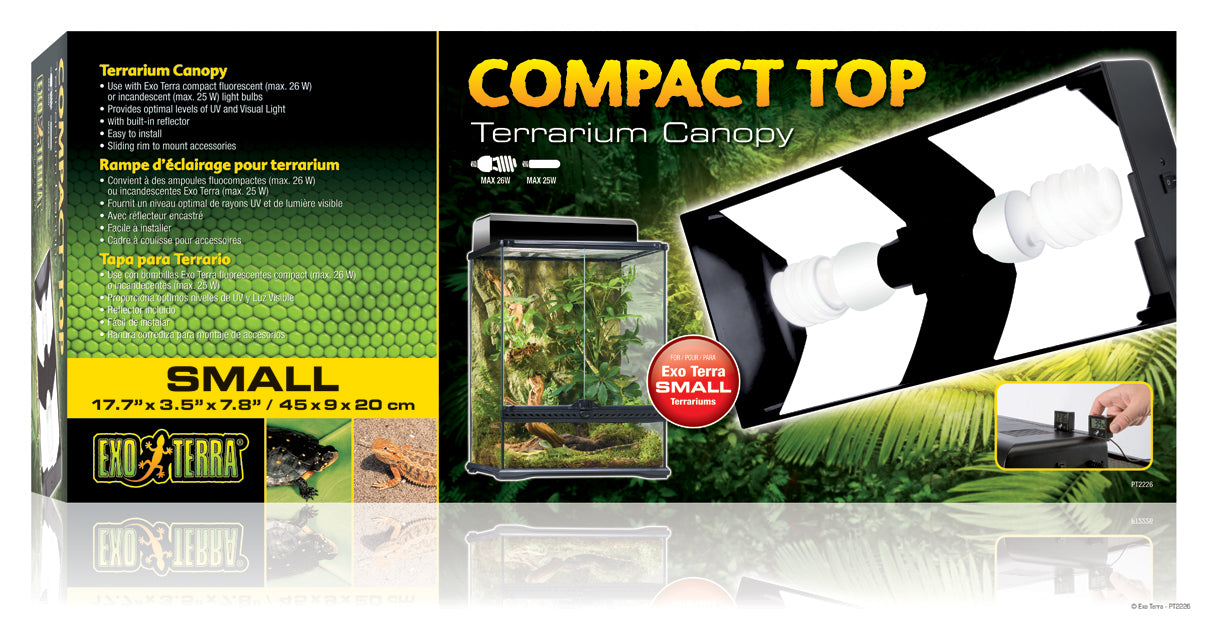 COMPACT TOP - PLAFONIERA PER TERRARIO - SMALL