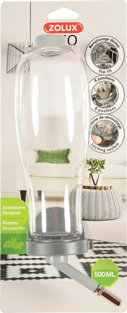 BIBERON PER RODITORI CON RIEMPIMENTO DALL'ALTO 500 ML