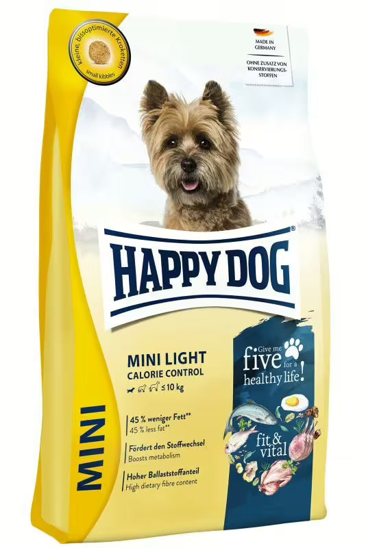 HAPPY DOG FIT & VITAL - MINI LIGHT CALORIE CONTROL
