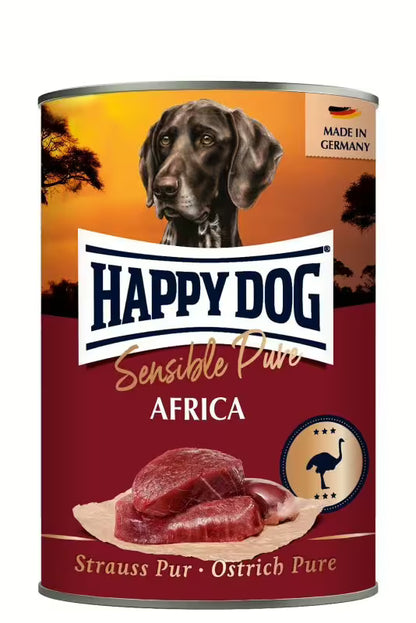 HAPPY DOG SENSIBLE PURE - AFRICA STRUZZO PURO 400G