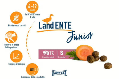 HAPPY CAT YOUNG JUNIOR LAND-ENTE (ANATRA)