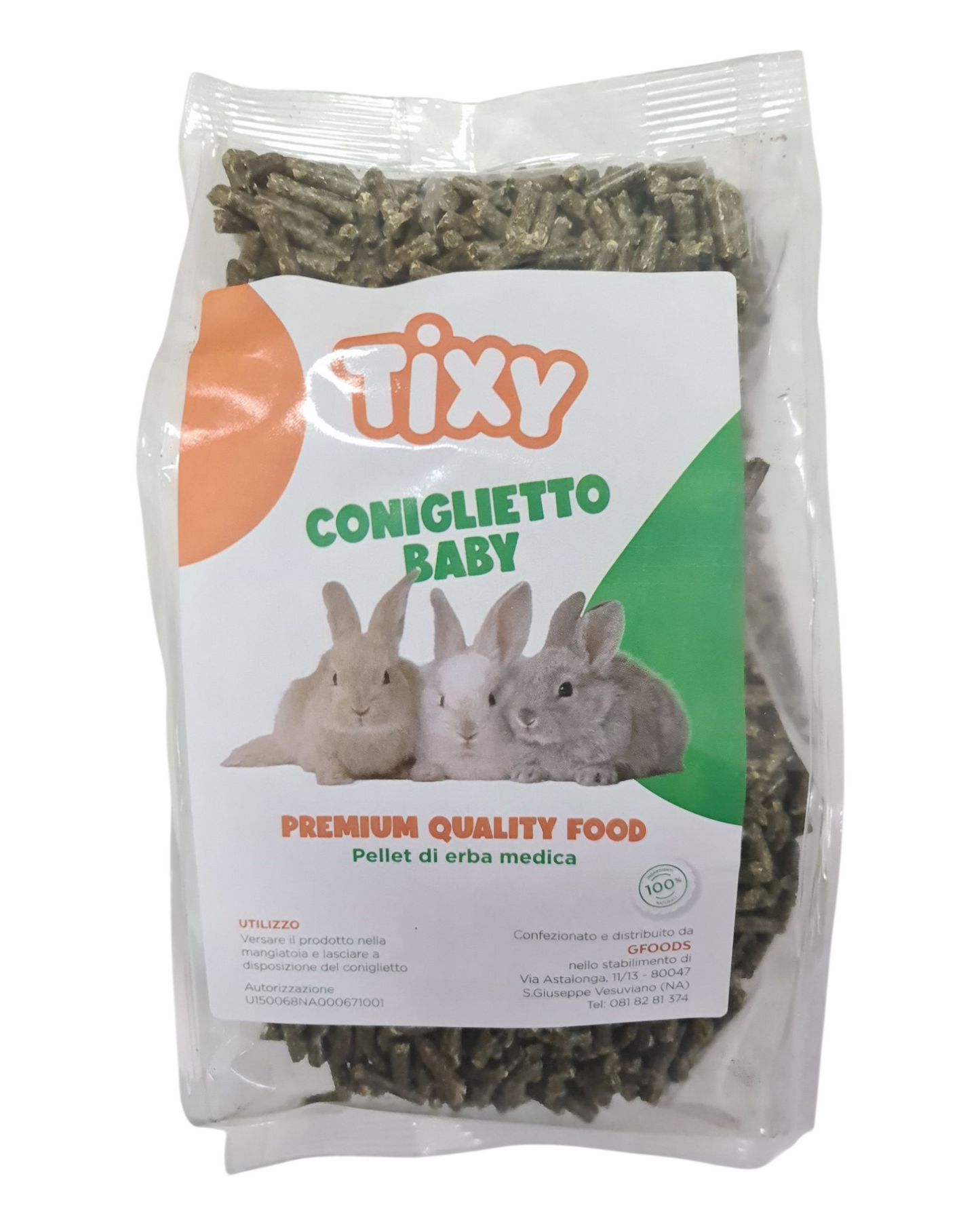 PELLET DI ERBA MEDICA 800G