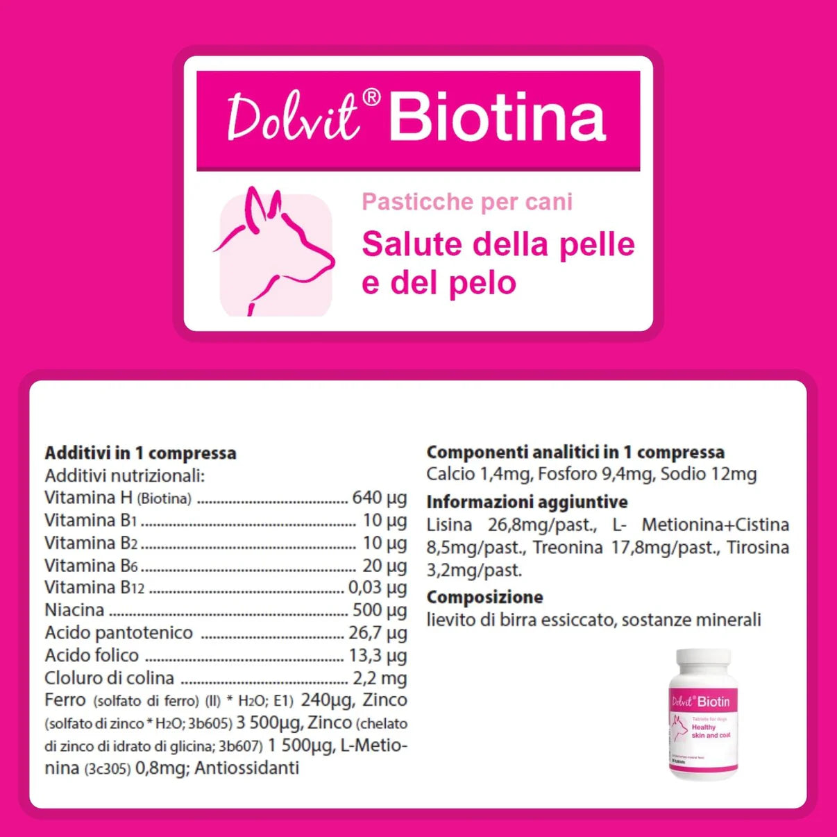 DOLFOS DOLVIT BIOTINA 90 pas. - 140gr