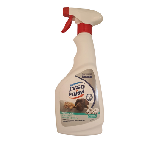LYSO+FORM PROFESSIONAL - DEODORANTE AMBIENTI E TESSUTI - 600 ml