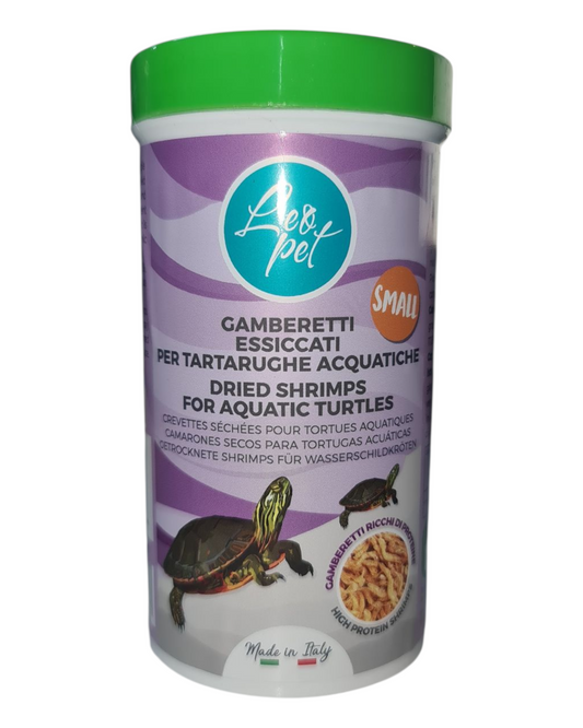 GAMBERETTI ESSICCATI PER TARTARUGHE ACQUATICHE SMALL 35g/250ml