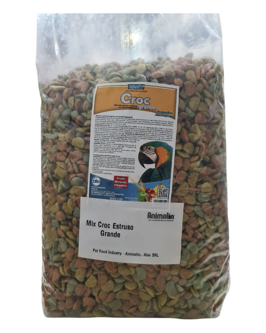 ALIMENTO ESTRUSO PER GRANDI PAPPAGALLI - SFUSO, VENDITA AL KG
