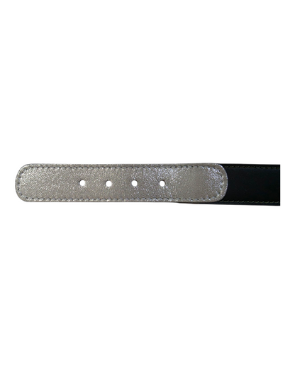 COLLARE IN CUOIO BORCHIATO CON STRASS - VERDE