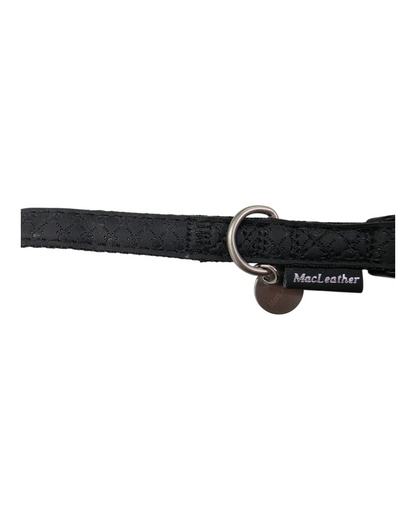 COLLARE "MAC LEATHER" - ZOLUX NERO
