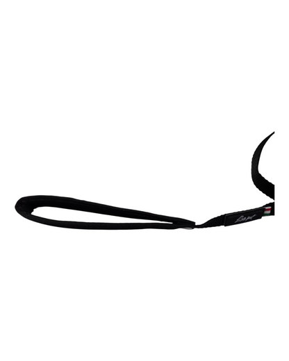 GUINZAGLIO IN NYLON E MESH - NERO