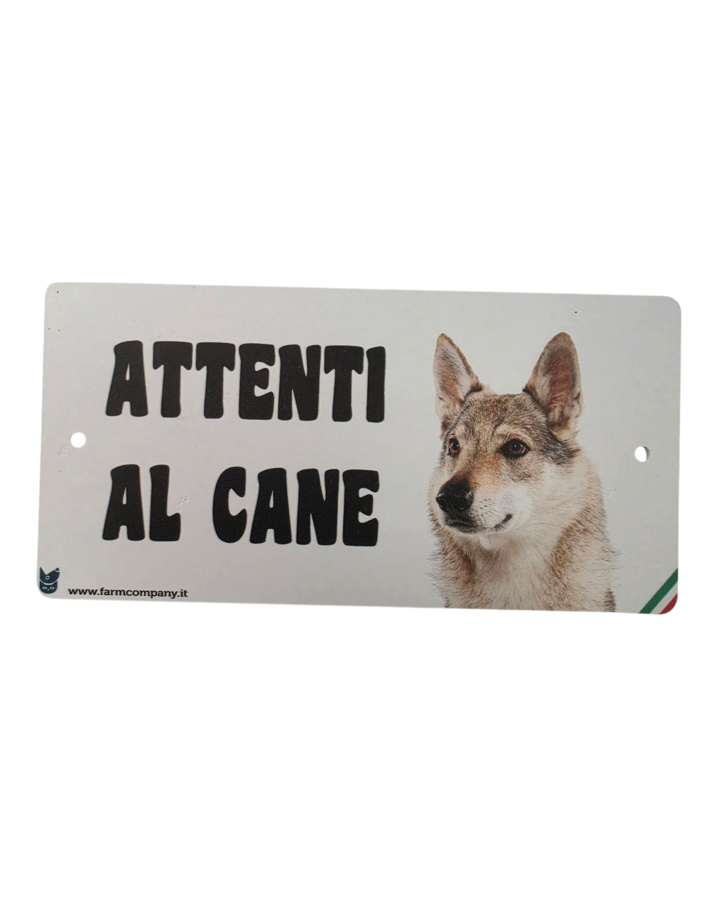 TARGHETTA DECORATIVA - LUPO CECOSLOVACCO