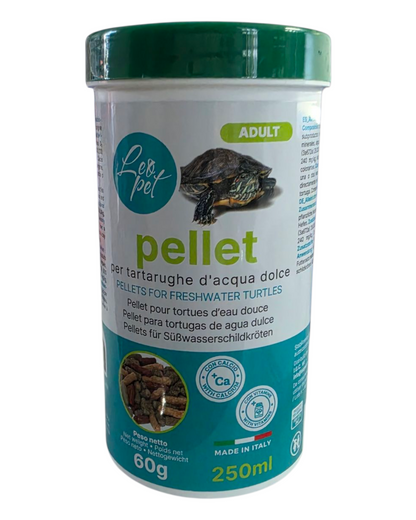 PELLET PER TARTARUGHE DI ACQUA DOLCE - ADULT - 60 G