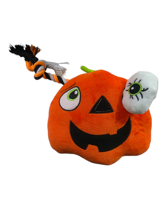 ZUCCA DI HALLOWEEN CON BULBO OCULARE ESTRAIBILE