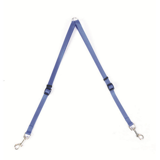 ACCOPPIACANI REGOLABILE IN NYLON - BLU