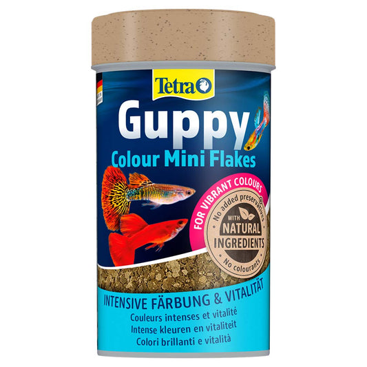 TETRA GUPPY COLOUR MINI FLAKES 30G