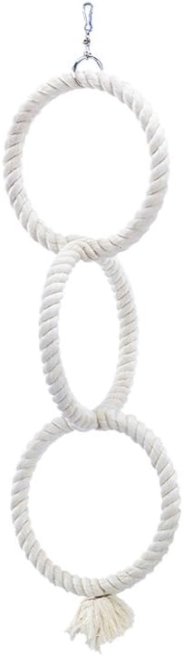 GIOCO DA APPENDERE AD ANELLI IN CORDA 55X17 cm